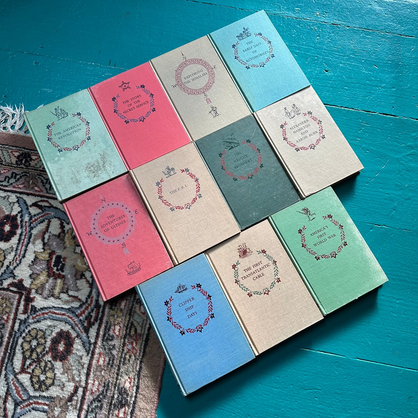 A Set of 11 Vintage Landmark Series Books!