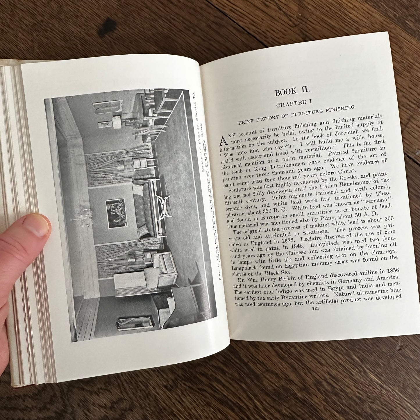 Furniture Finishing, Decoration & Patching, Pattou & Vaughn 1944 Hardcover Book