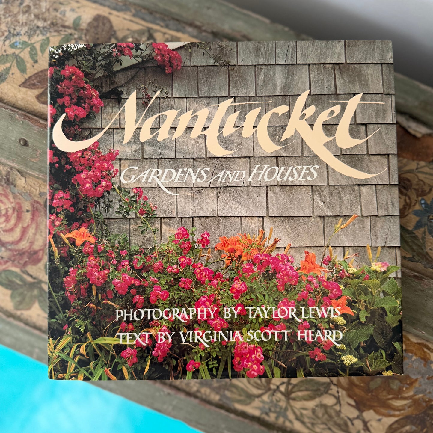 Nantucket Gardens & Houses | Taylor Lewis Photography | Virginia Scott Heard | Vintage 1990 Hardcover | Coastal New England Design Book