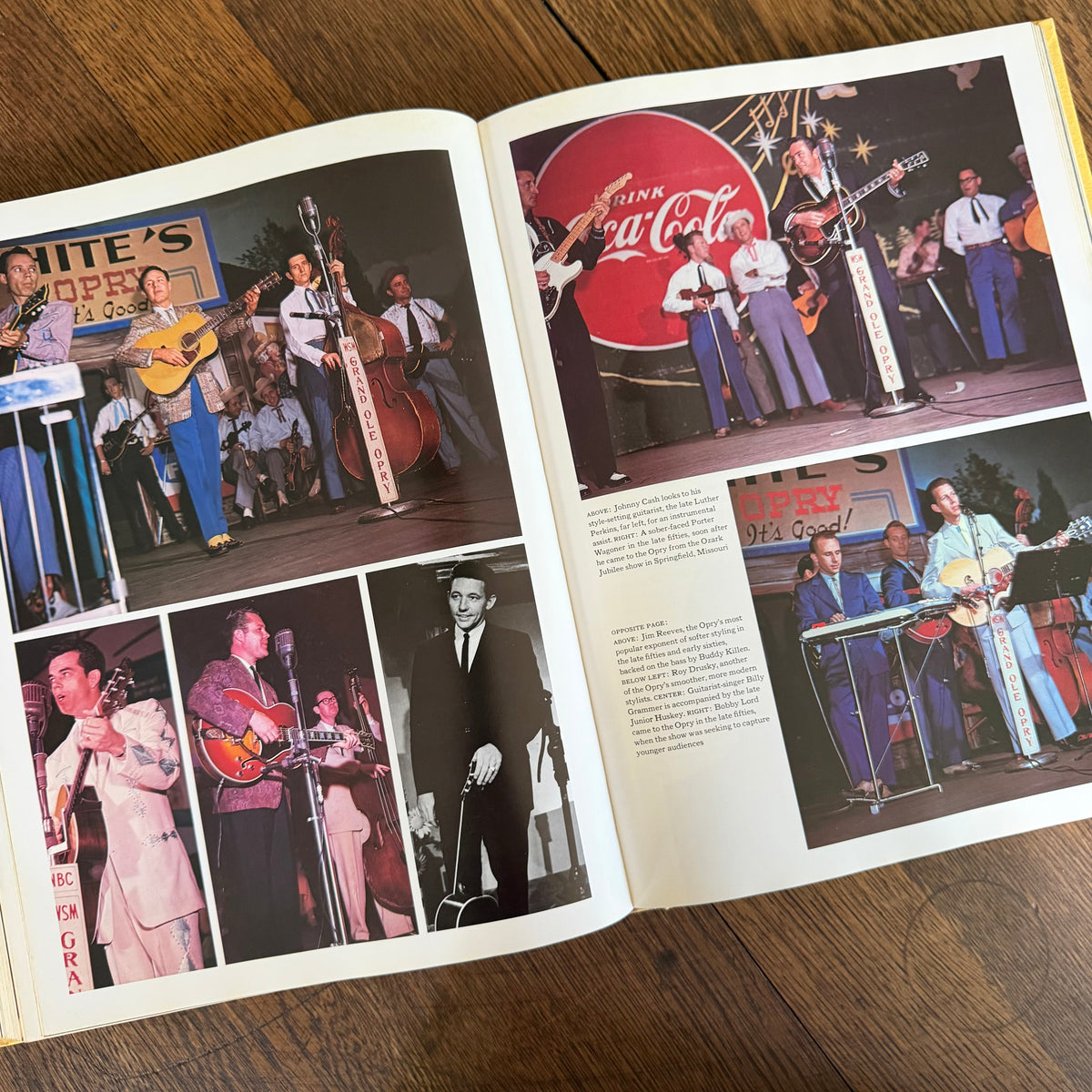 Nashville’s Grand Ole Opry by Jack Hurst - 1975 - Featuring Dolly Parton and Other Greats - Illustrated Country Music History - Giant Vintage Coffee Table Book