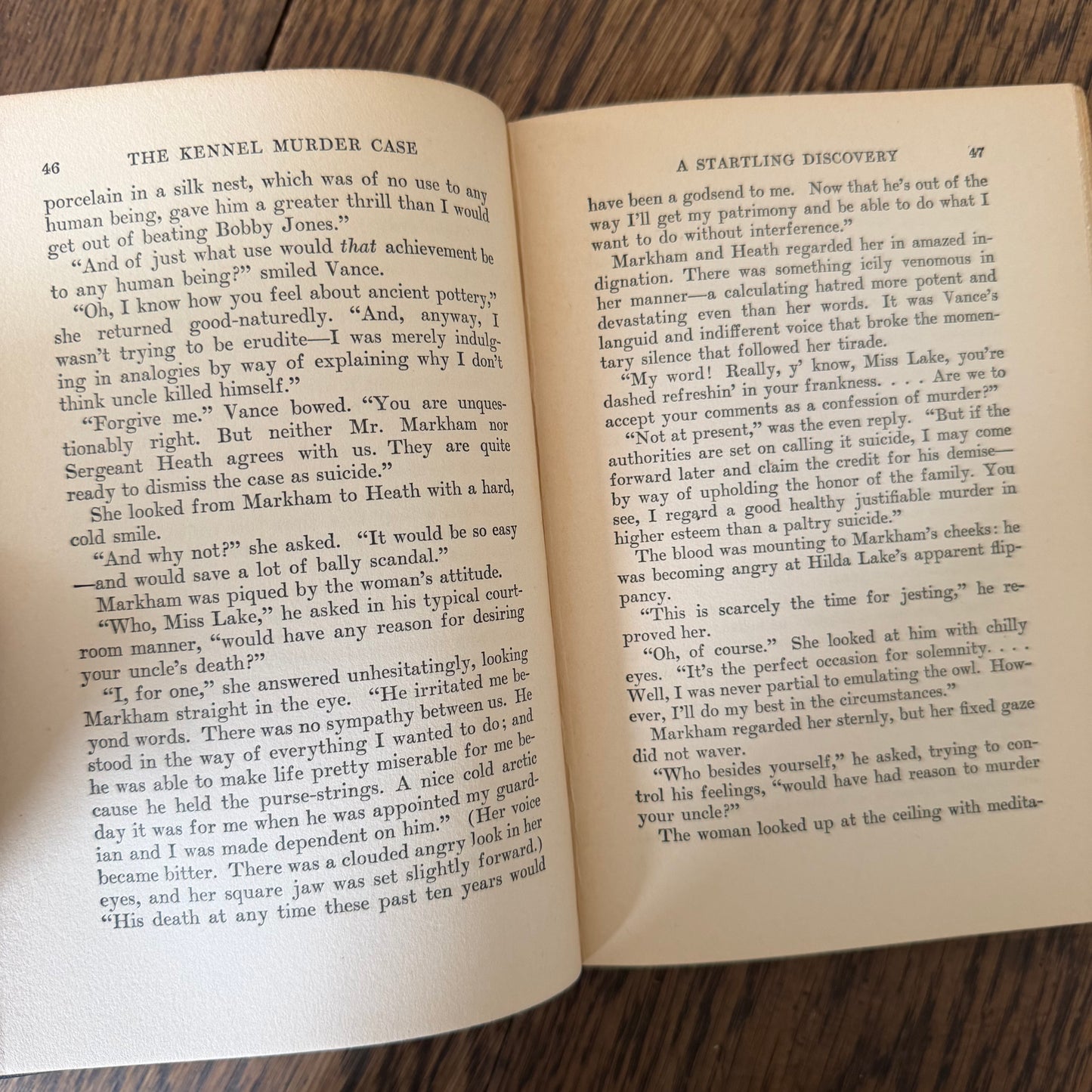 Set of 6 Philo Vance Vintage Mystery Books by S.S. Van Dine - 1927-1939