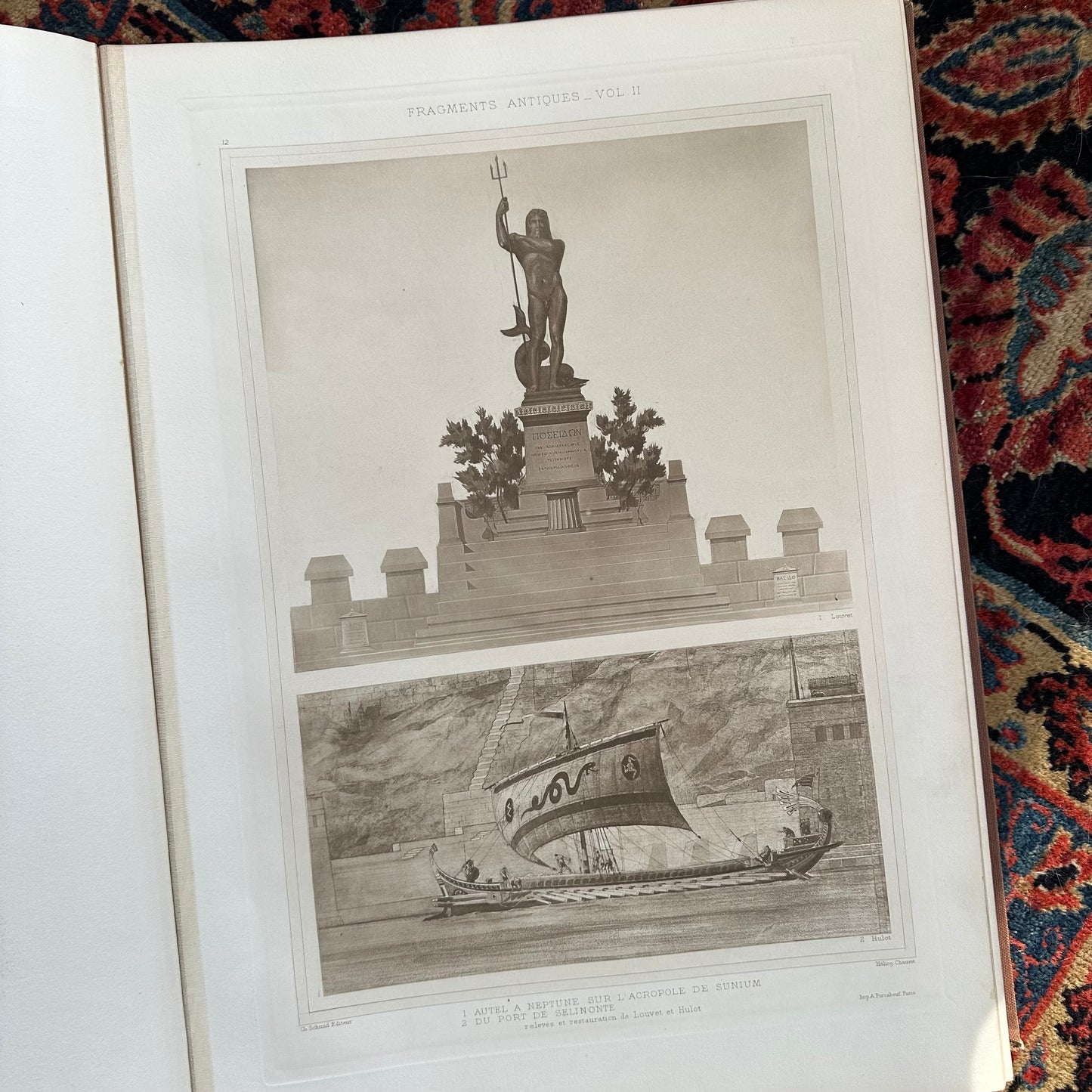 Fragments D’Architecture Antique - 2 Vol. Set - 1897 & 1905