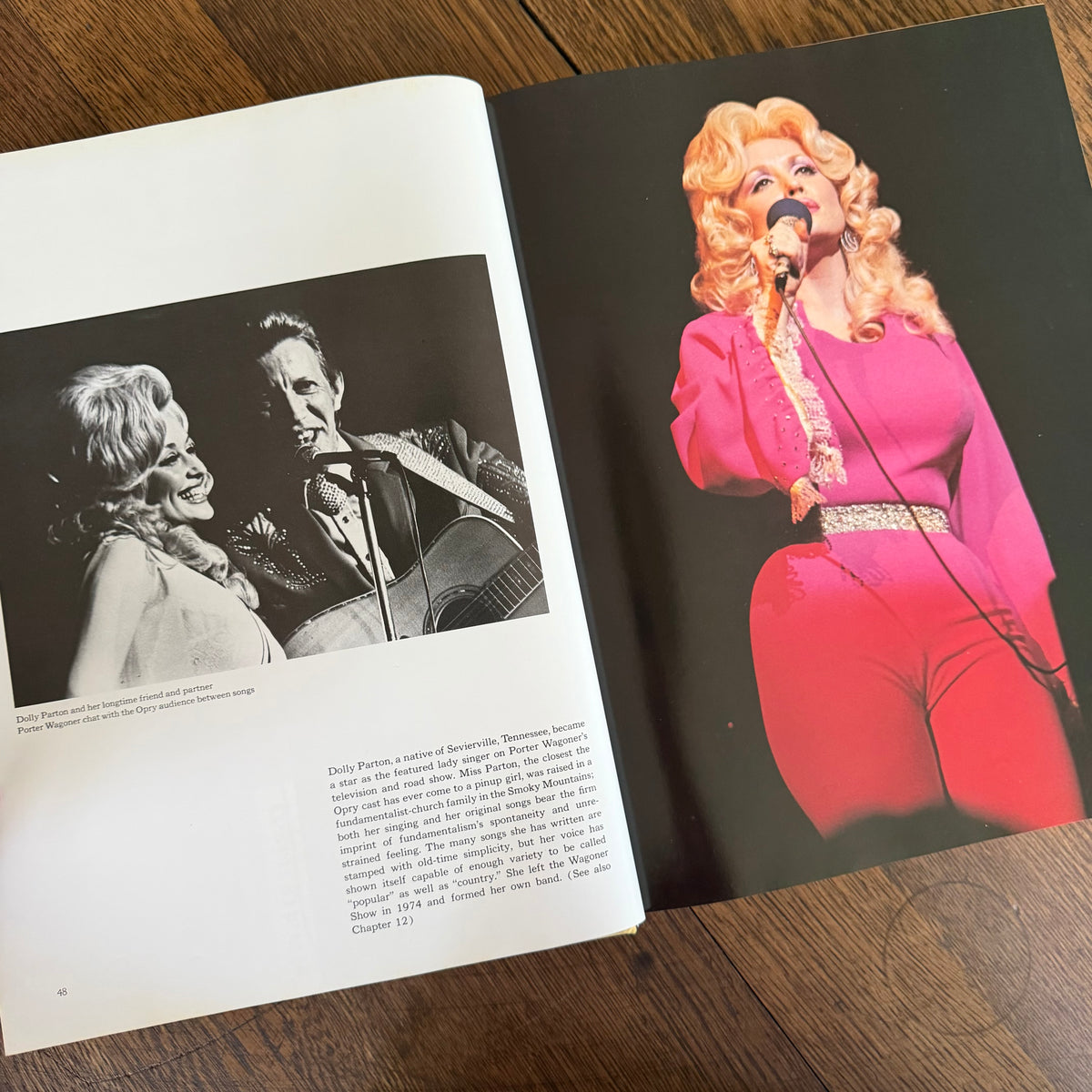 Nashville’s Grand Ole Opry by Jack Hurst - 1975 - Featuring Dolly Parton and Other Greats - Illustrated Country Music History - Giant Vintage Coffee Table Book
