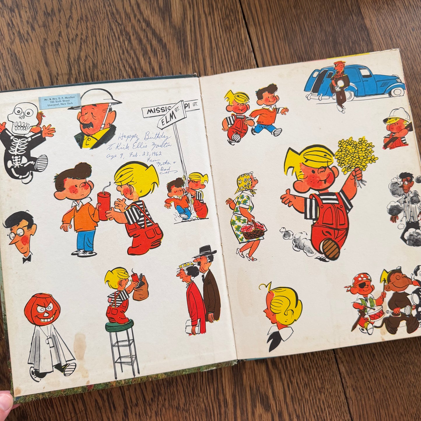 The Amazing Adventures of Dennis the Menace | 1961 Random House Books for Children | Lee Holley Illustrated | Hank Ketcham | Vintage Children’s Book