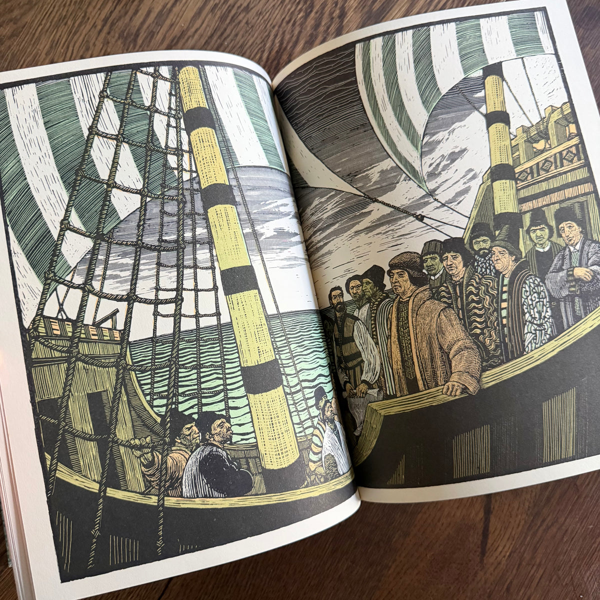 Journals & Other Documents on the Life & Voyages of Christopher Columbus, 1963 — Samuel Eliot Morison, Illustrated by Lima de Freitas | Heritage Press
