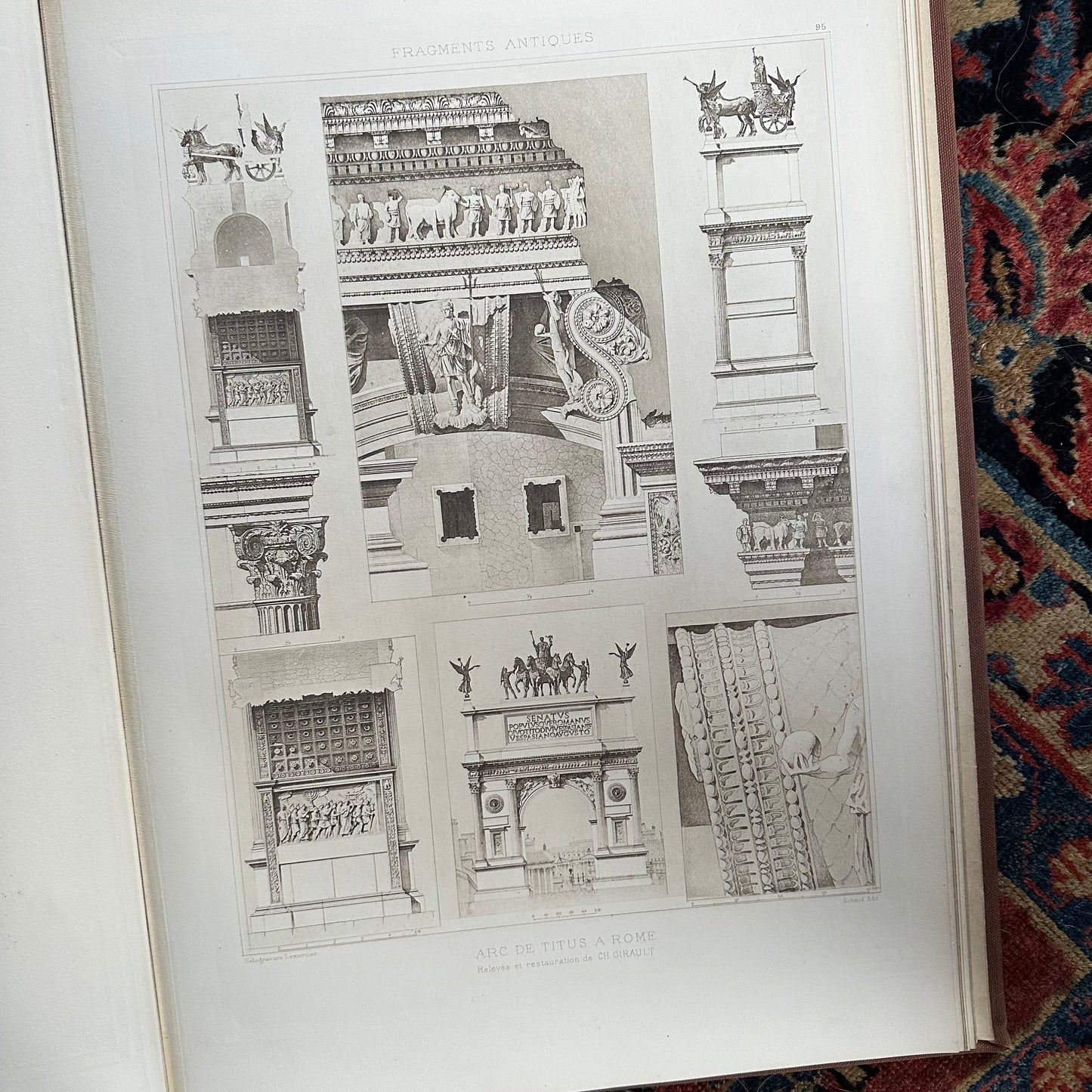 Fragments D’Architecture Antique - 2 Vol. Set - 1897 & 1905