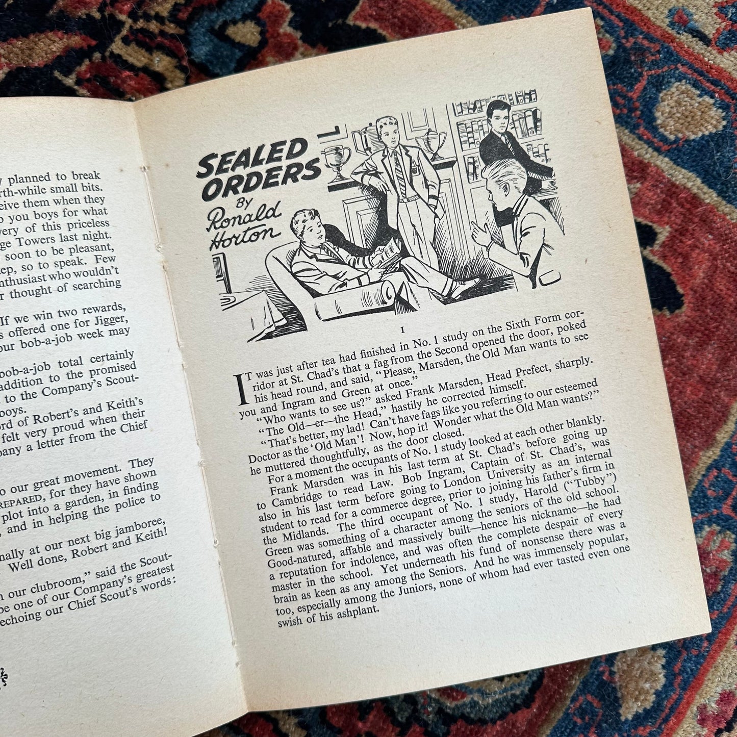 The Modern Book for Boys - A British Storybook - 1950