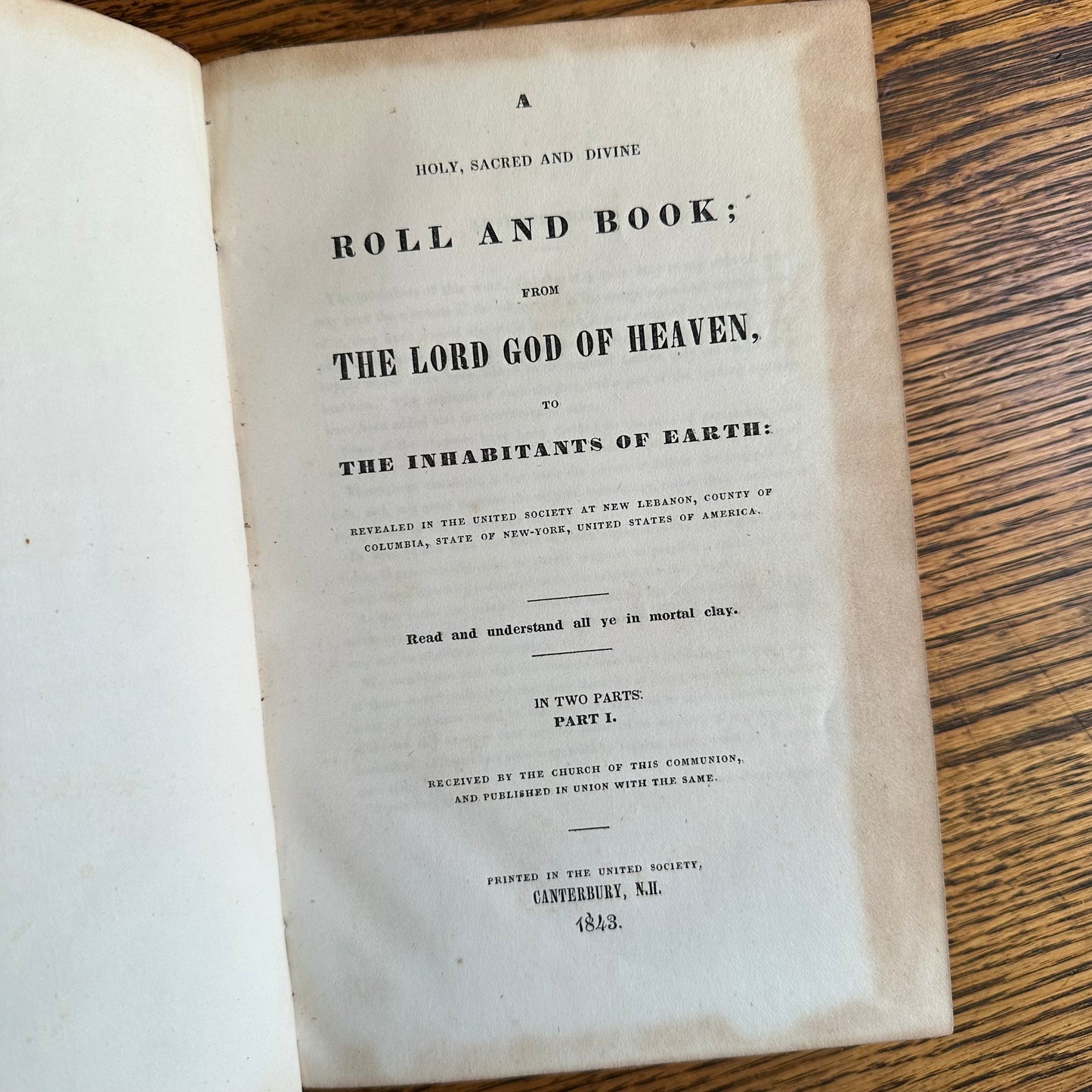 A Collection of 5 Leather-Bound 19th Century Books of Religion