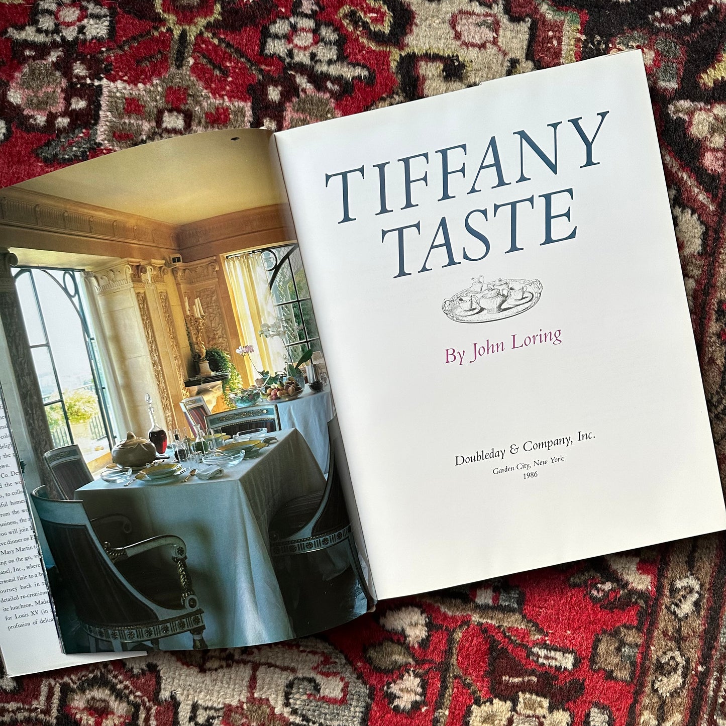 Tiffany Taste - 1986 - Set Your Table with Tiffany!