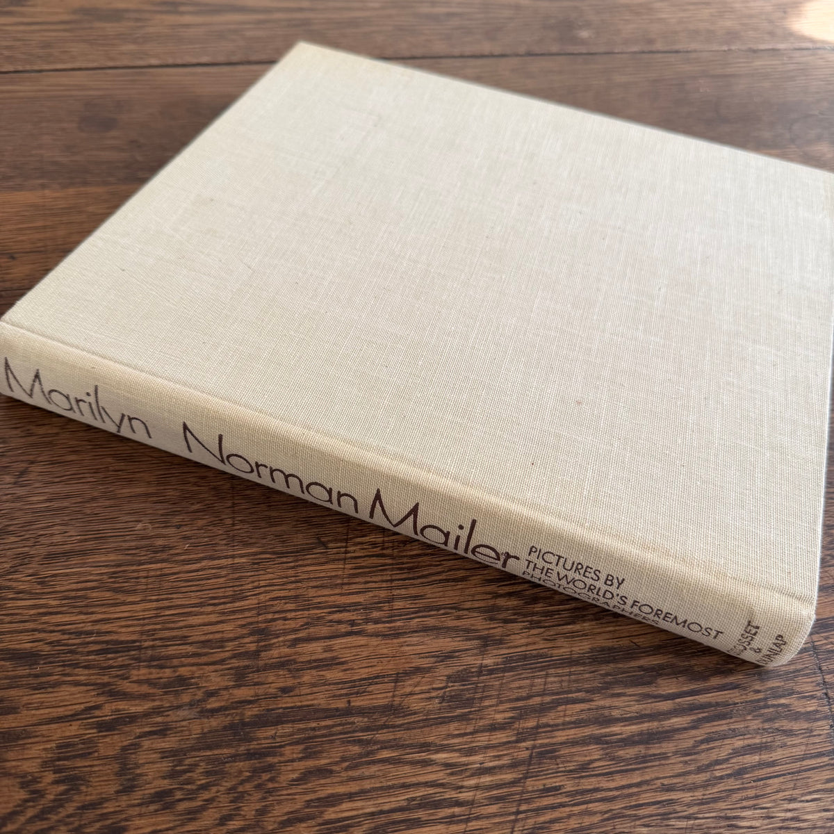 Marilyn: A Biography by Norman Mailer - Photo History - 1973 Vintage Coffee Table Book - Marilyn Monroe Photography
