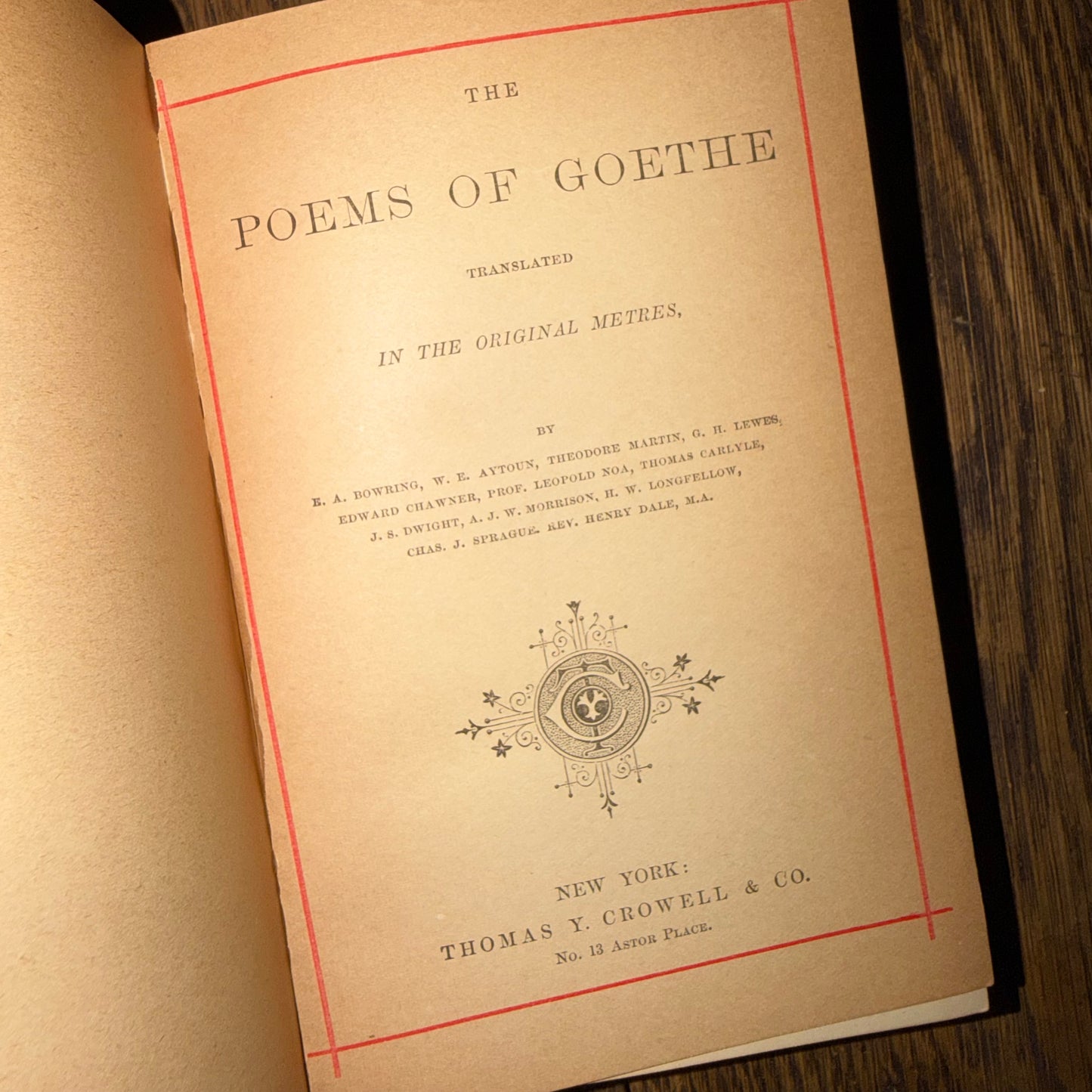 19th Century Antique Book Collection of 8 Decorative Victorian Books - 1800s - Poetry, Literature, History with Ornate Bindings in Shades of Brown