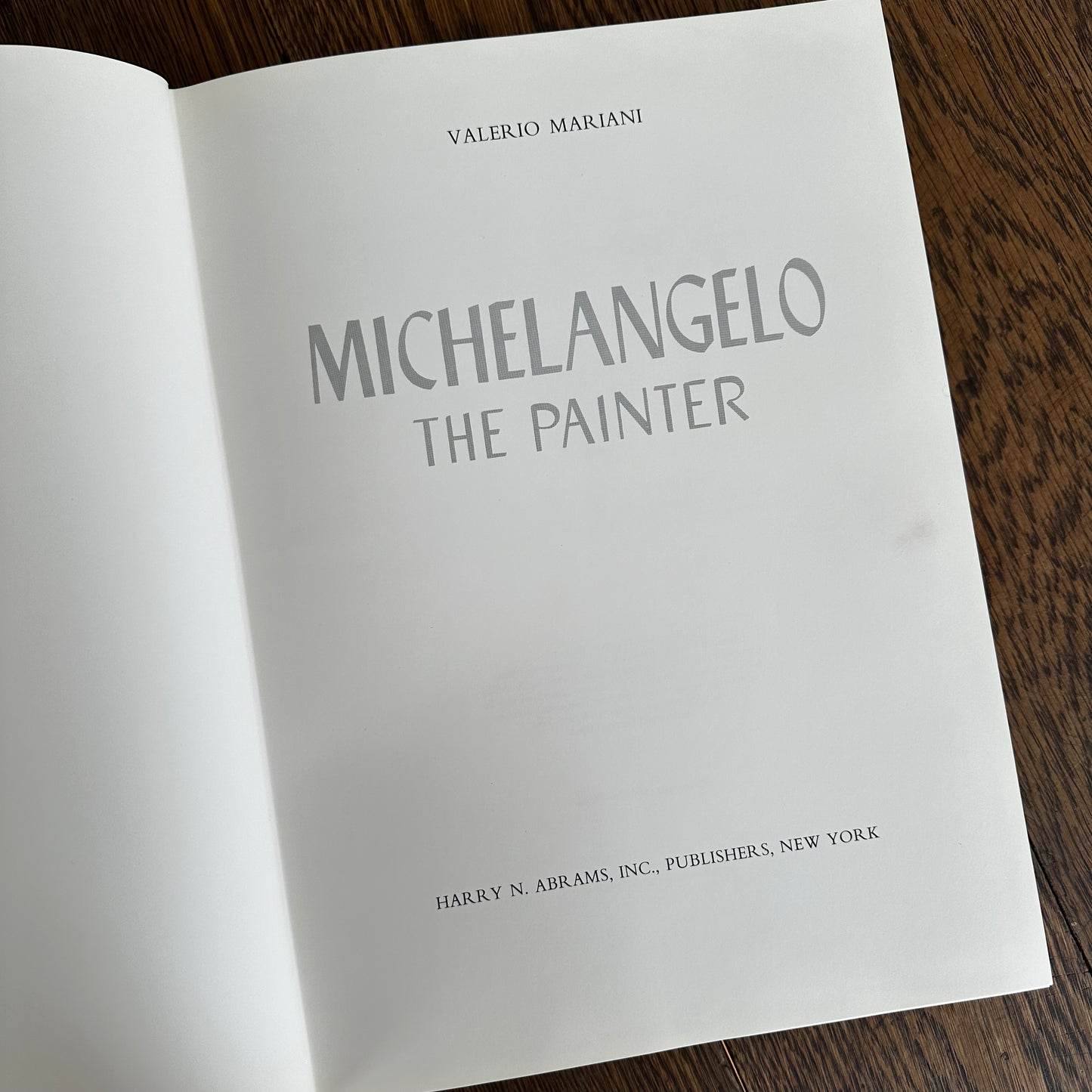 Michelangelo: The Painter by Valerio Mariani | Vintage 1964 Art Book | Harry N. Abrams Fine Art Monograph