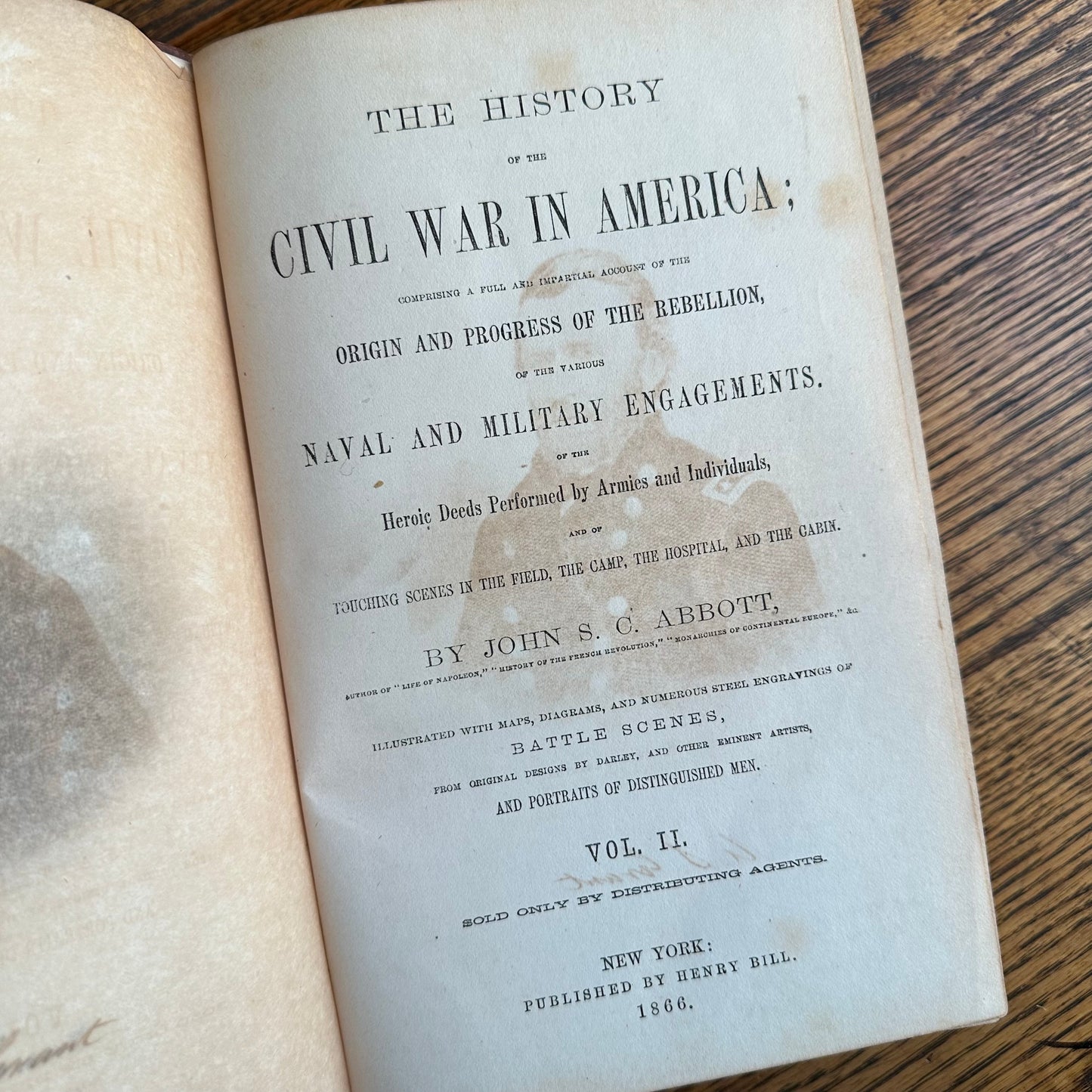 The History of the Civil War in America - A 2-Volume Leather-Bound Set - 1863-1868