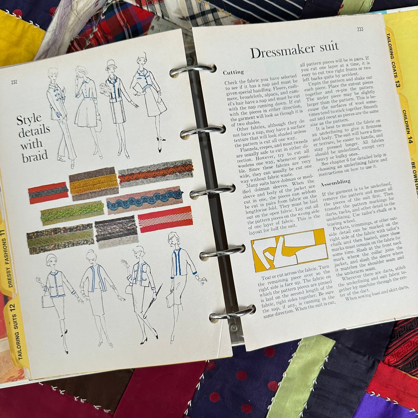 The 1970 Better Homes and Gardens Sewing Book Binder