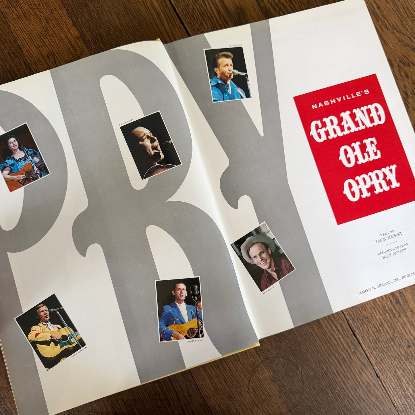 Nashville’s Grand Ole Opry by Jack Hurst - 1975 - Featuring Dolly Parton and Other Greats - Illustrated Country Music History - Giant Vintage Coffee Table Book