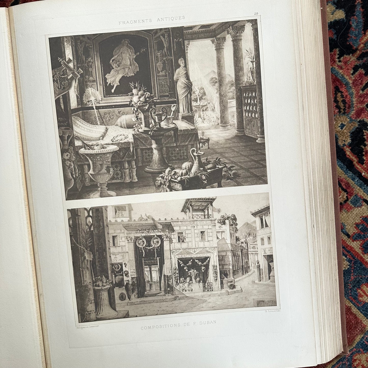 Fragments D’Architecture Antique - 2 Vol. Set - 1897 & 1905