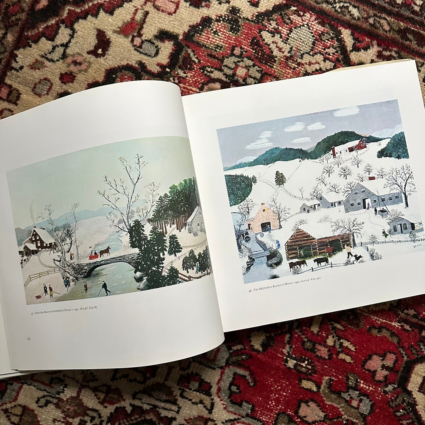 Otto Kallir’s Giant, Vintage Book of Grandma Moses’ Art!