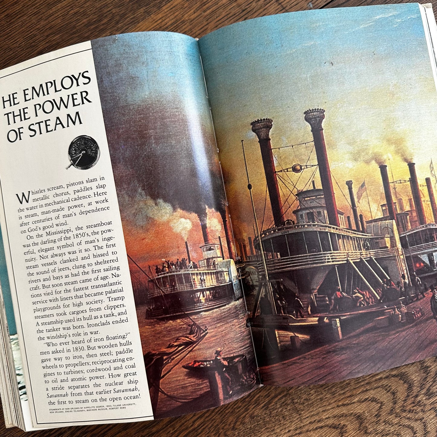 Men, Ships, and the Sea (1973) | National Geographic Society | Maritime History & Adventure Book