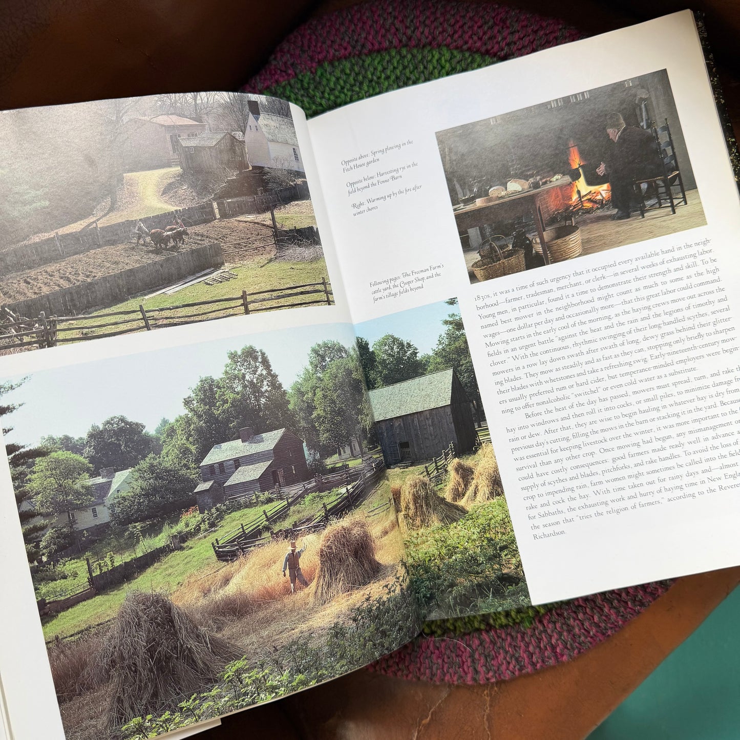Old Sturbridge Village Coffee Table Book | 1996 Harry N Abrams Hardcover | Colonial New England History | Massachusetts Photography Book