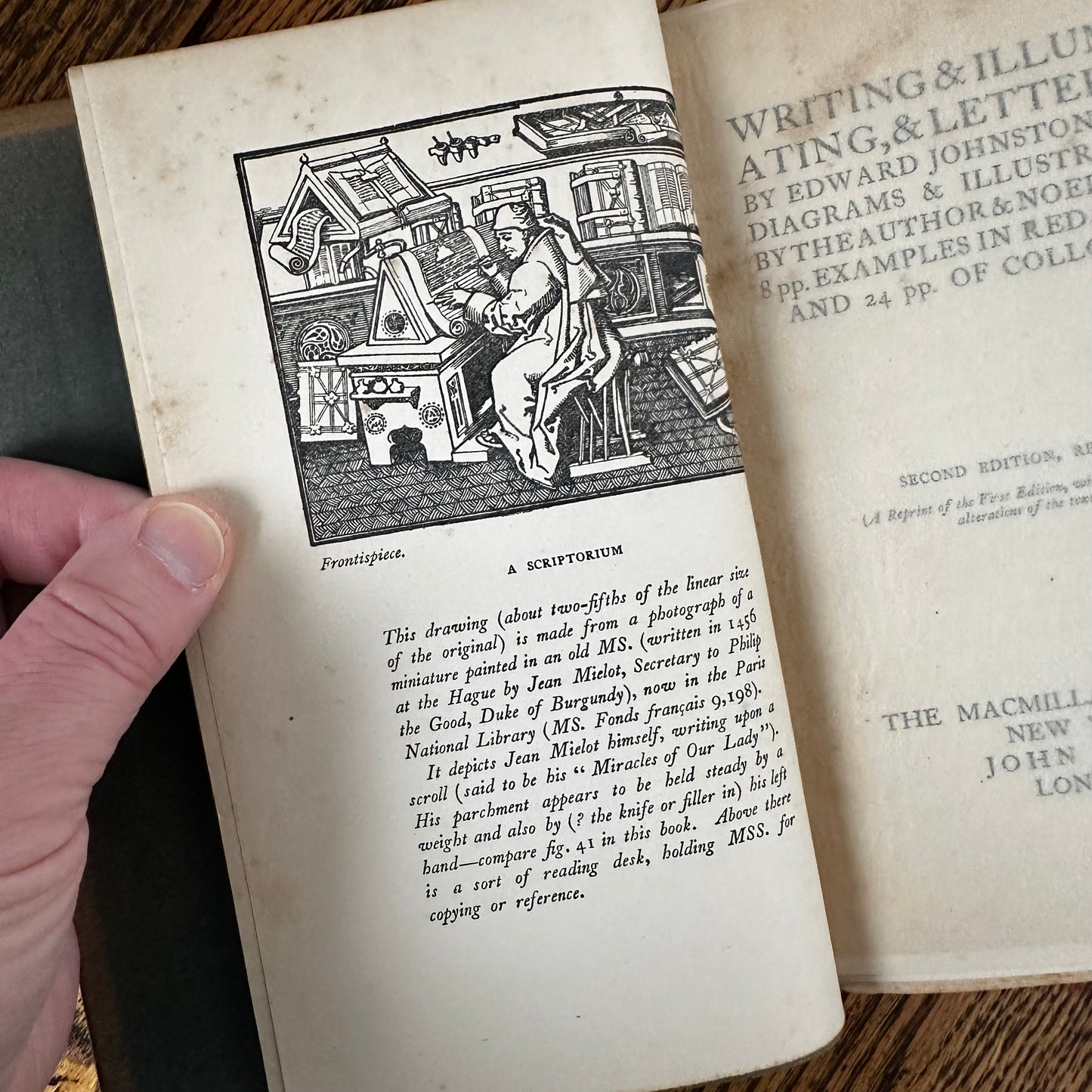 The Artistic Crafts Series of Technical Handbooks: Writing & Illuminating & Lettering by Edward Johnston | 1908 Vintage Calligraphy & Lettering Handbook | Macmillan