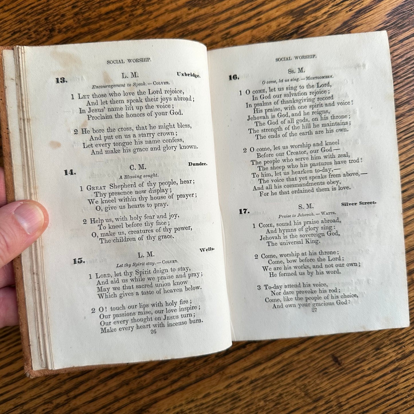 A Collection of 5 Leather-Bound 19th Century Books of Religion