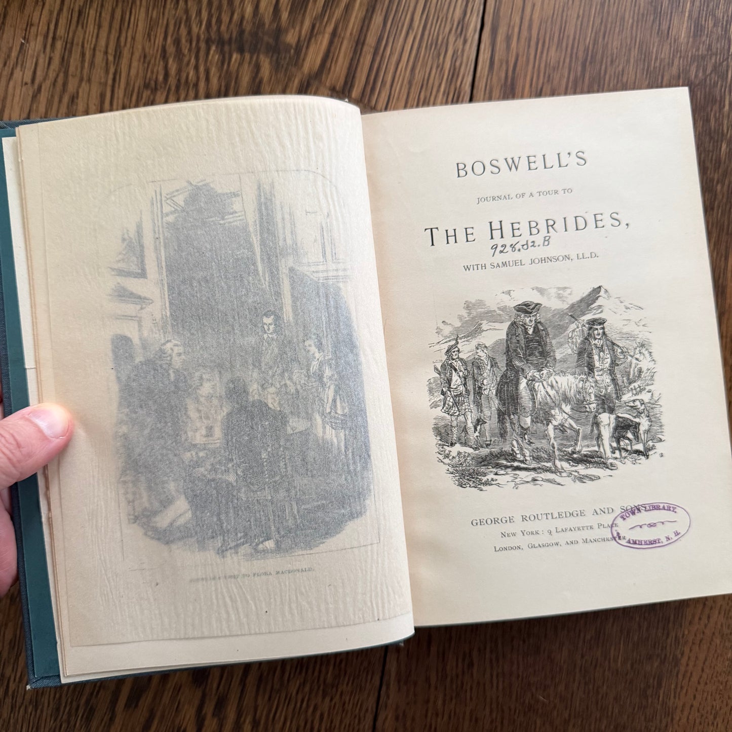 Antique Green Book Collection Set of 7 | Victorian Decorative Books | Boswell Johnson | Browning | Holmes | Euclid | 1881–1904