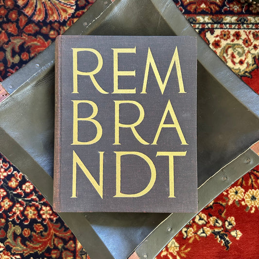 Vintage 1960 Rembrandt Claude Roger-Marx Art Book Universe Books NY Illustrated Fine Art Monograph Dutch Master Painting Hardcover