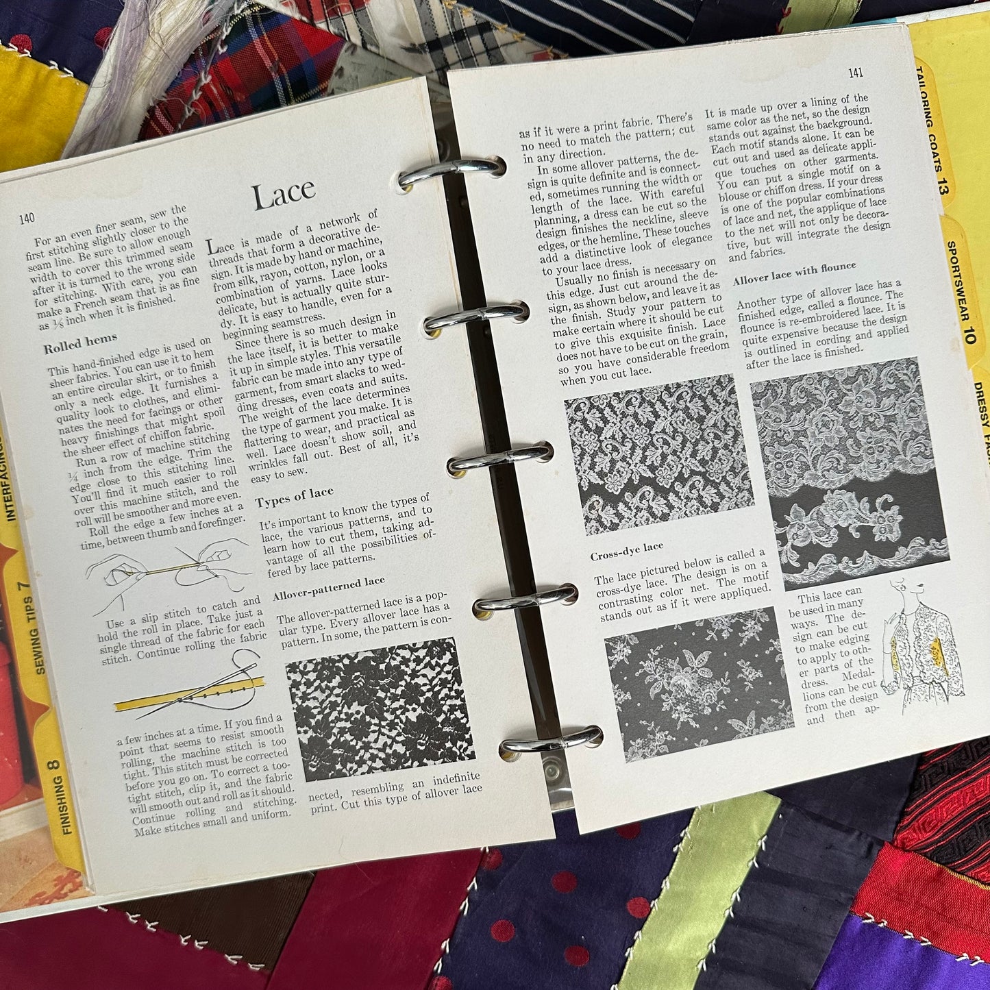 The 1970 Better Homes and Gardens Sewing Book Binder