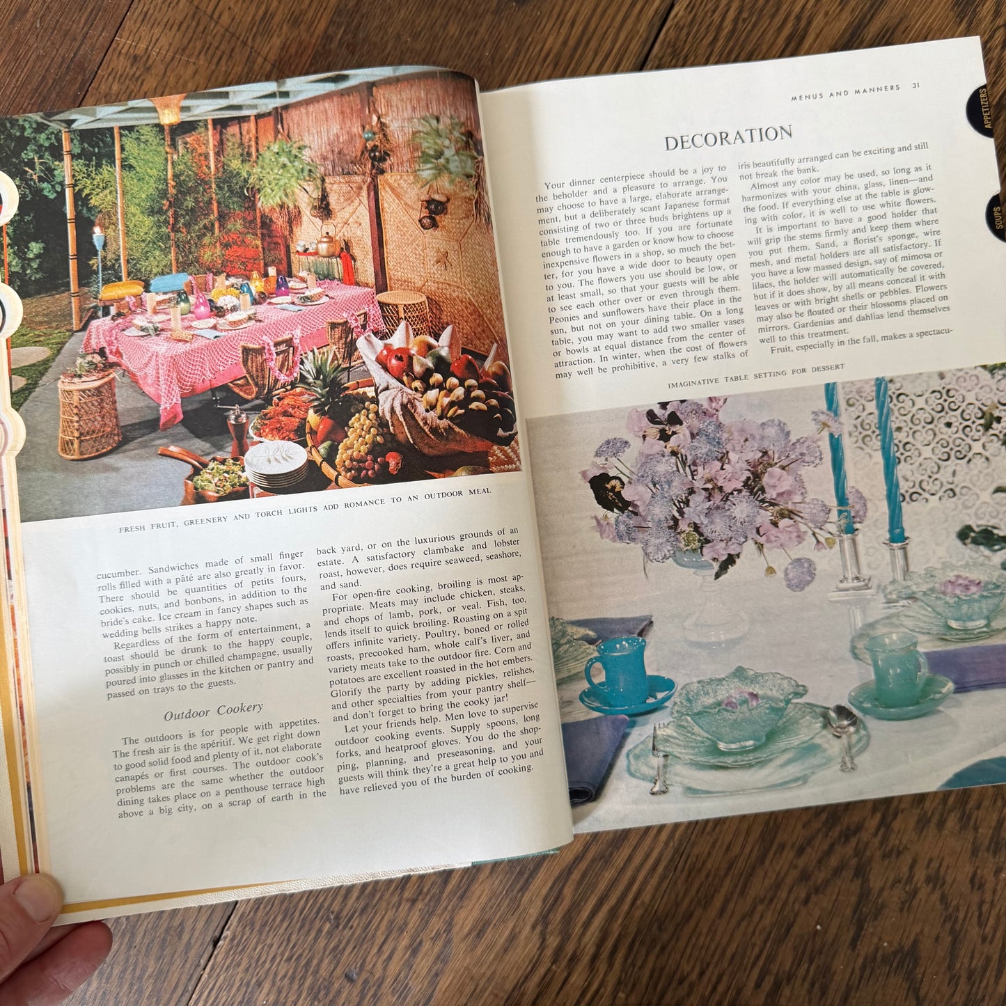 Vintage Ladies Home Journal Cookbooks - Set of 2 - Edited by Carol Truax, 1963 & 1964, Mid Century Recipes, Dessert Cookbook, Doubleday & Co.