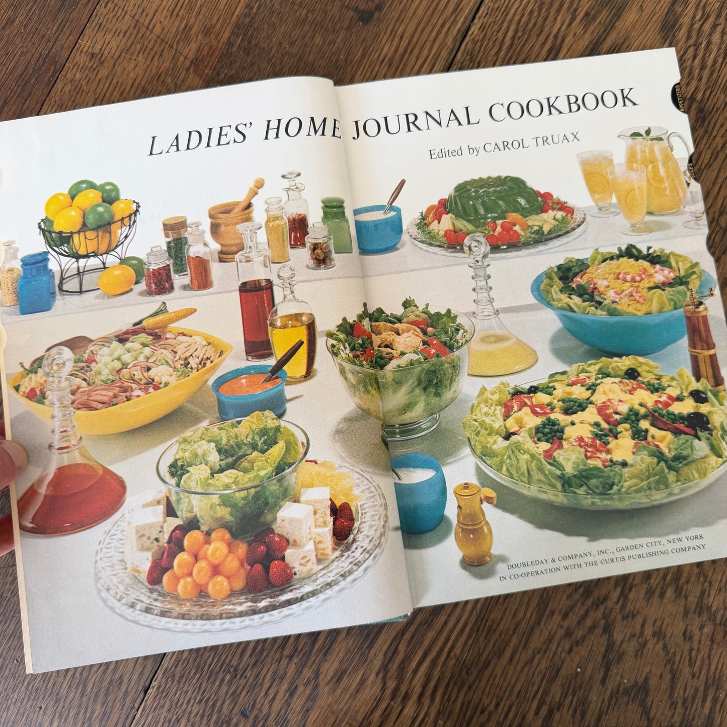 Vintage Ladies Home Journal Cookbooks - Set of 2 - Edited by Carol Truax, 1963 & 1964, Mid Century Recipes, Dessert Cookbook, Doubleday & Co.