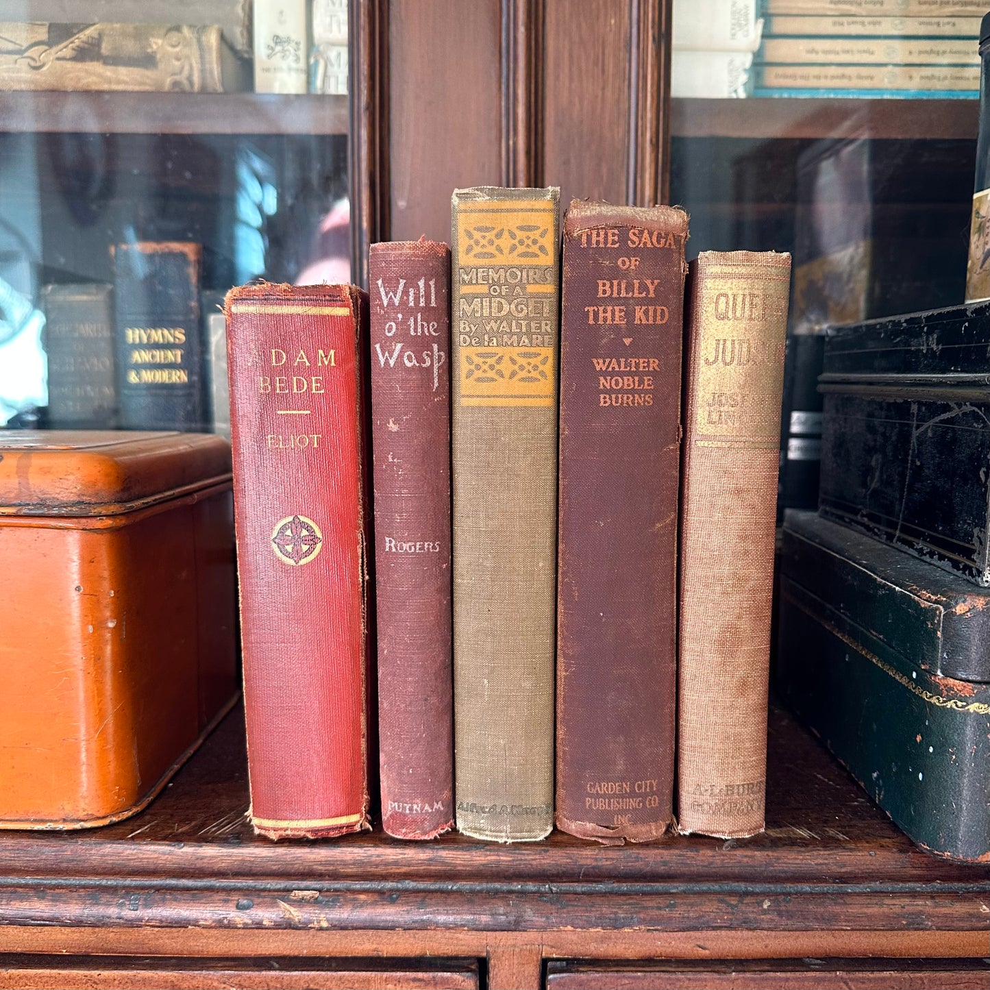 A Stack of Antique Books About Famous and Not-So-Famous Men!