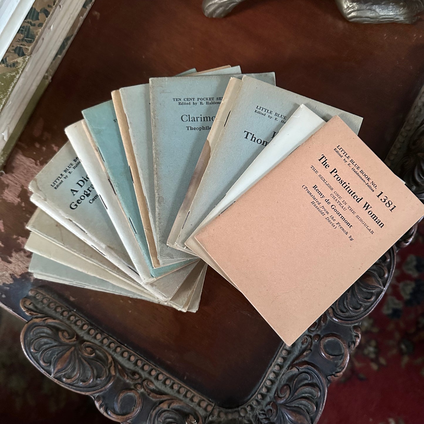 Collection of 17 Little Blue Books / Ten Cent Pocket Series Books - 17 Titles from 1919-1930s