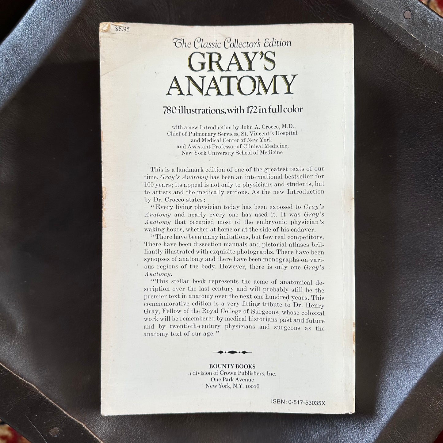 Vintage Gray's Anatomy, 1977 Paperback Edition